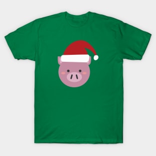 Cute Animal Cute Pig Christmas Outfit Costumes Gift T-Shirt